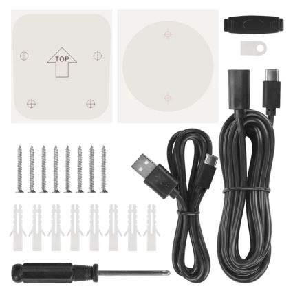 Caméra solaire connectée équipée d'un capteur GoSmart 4G/LTE, batterie 10400 mAh 5V, indice de protection IP65, compatible Tuya