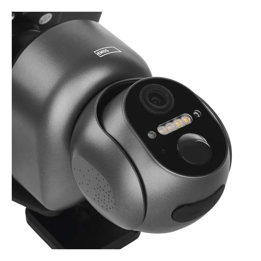 Caméra solaire connectée équipée d'un capteur GoSmart 4G/LTE, batterie 10400 mAh 5V, indice de protection IP65, compatible Tuya