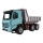 Camion benne Mercedes GIGA TRUCKS 65 cm bleu/gris