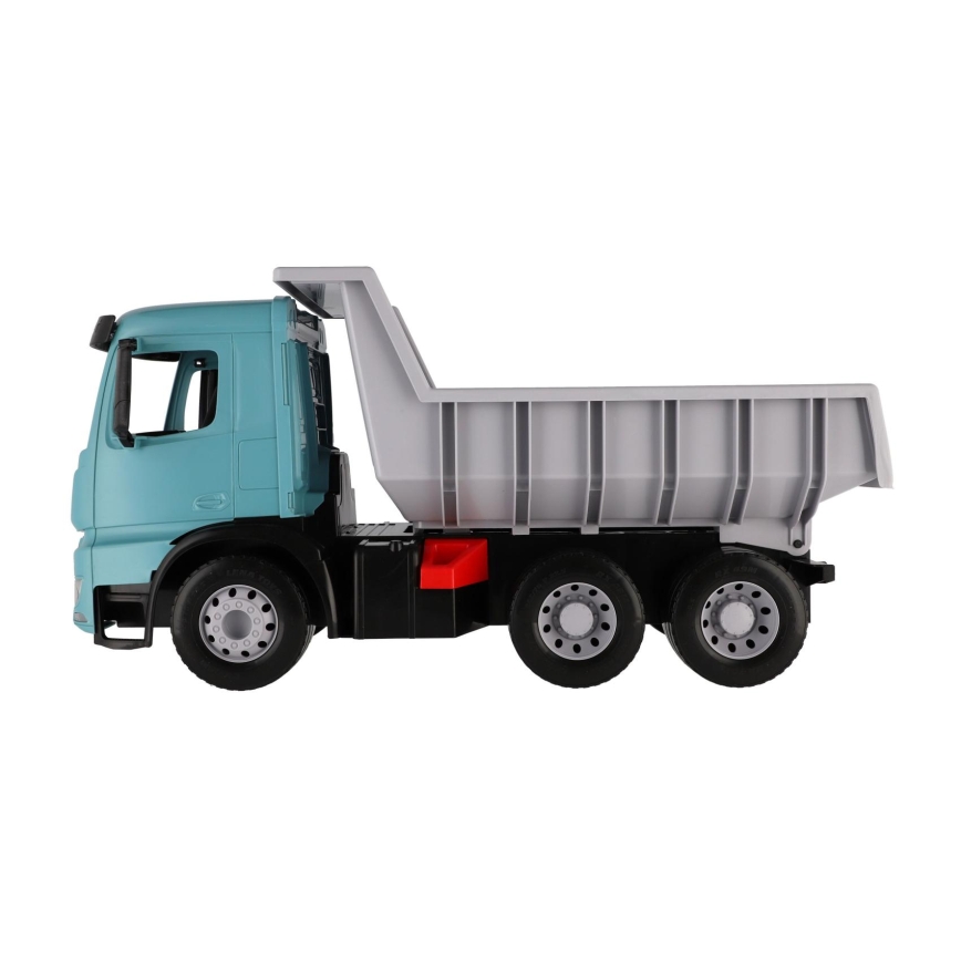 Camion benne Mercedes GIGA TRUCKS 65 cm bleu/gris