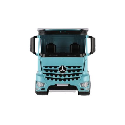 Camion benne Mercedes GIGA TRUCKS 65 cm bleu/gris