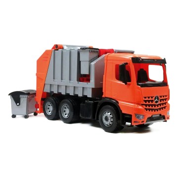 Camion-poubelle Mercedes 72 cm rouge