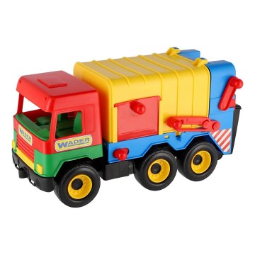 Camion-poubelle WADER rouge/vert