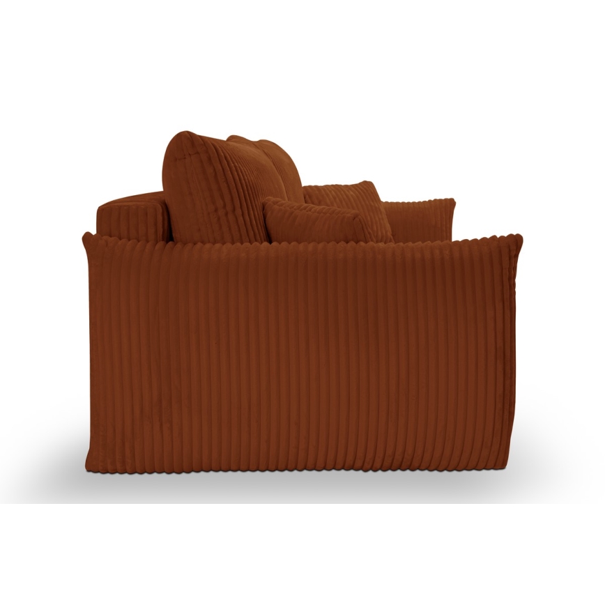 Canapé convertible deux places FRIDA marron