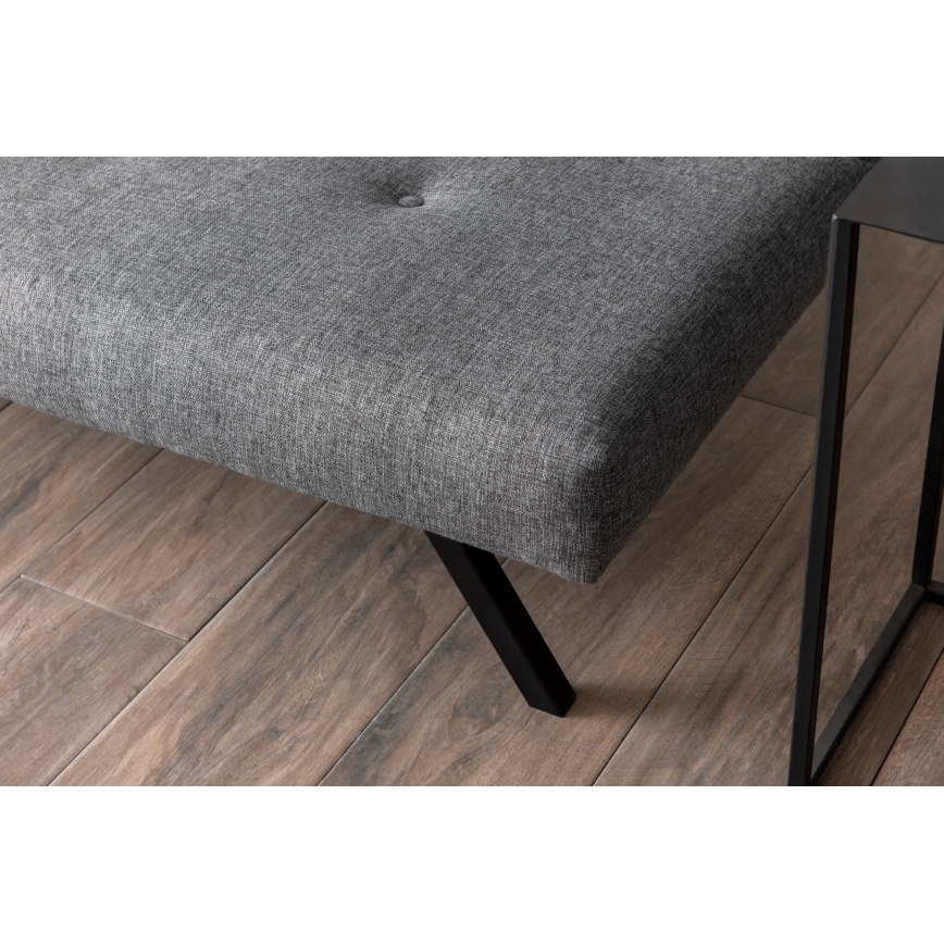 Canapé 2 places LOKO gris clair