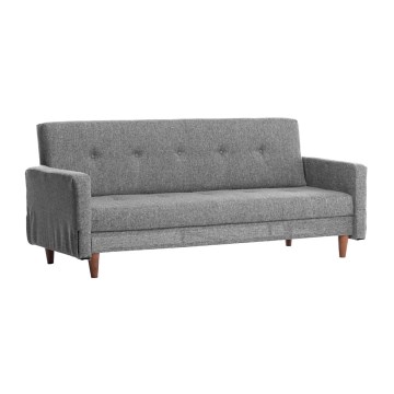 Canapé 2 places NARA gris clair