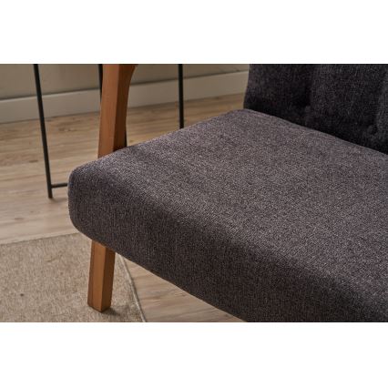 Canapé 2 places TUMI anthracite