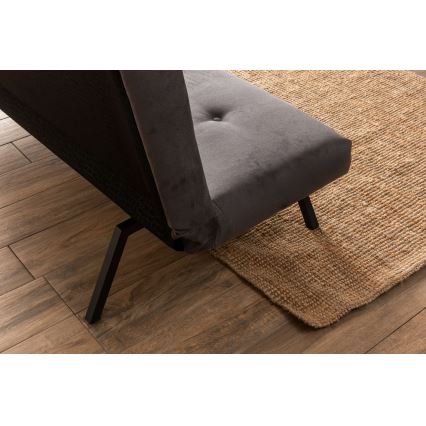 Canapé convertible 2 places BAKU gris