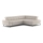 Canapé d'angle convertible en L MARANO droit beige