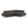 Canapé d'angle convertible en L MARANO droit noir