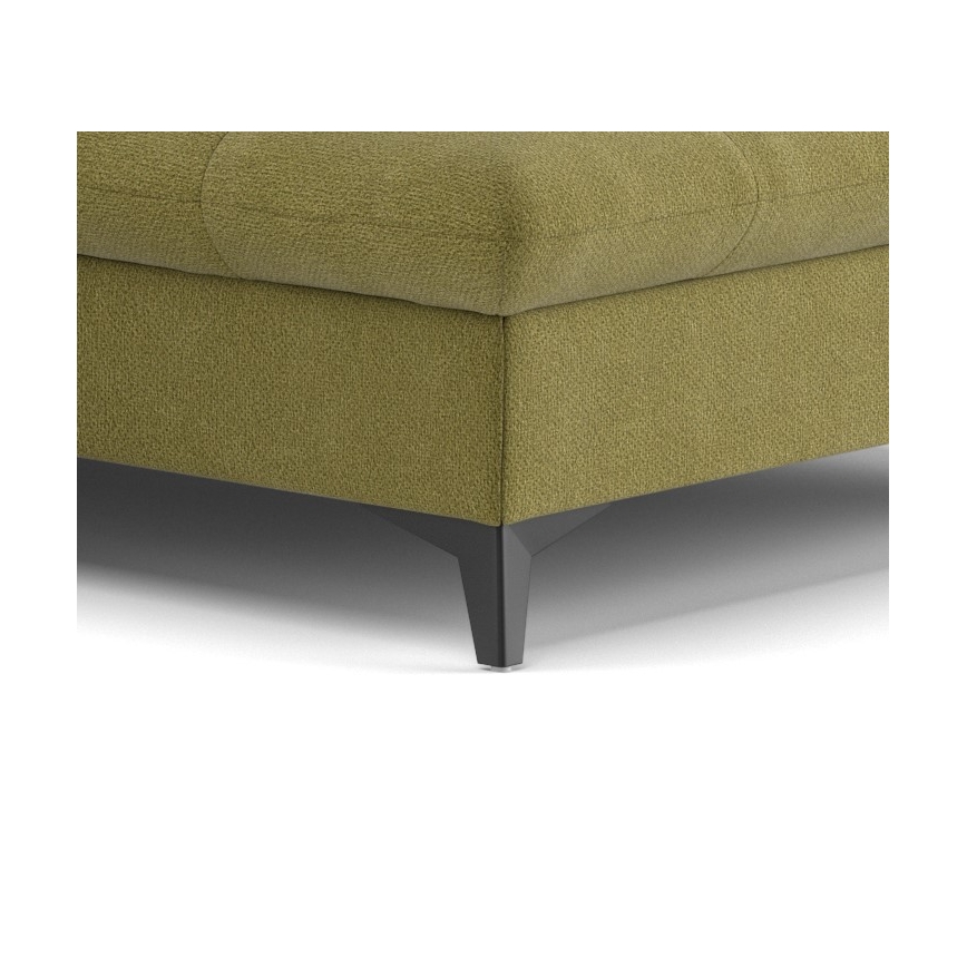 Canapé d'angle convertible en L MARANO droit olive