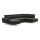 Canapé d'angle convertible en U CATANIA avec rangement, version droite, graphite