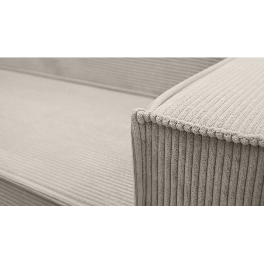 Canapé d'angle réversible convertible en U LONDON beige