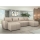 Canapé d'angle réversible et convertible rembourré en U NEWPORT beige