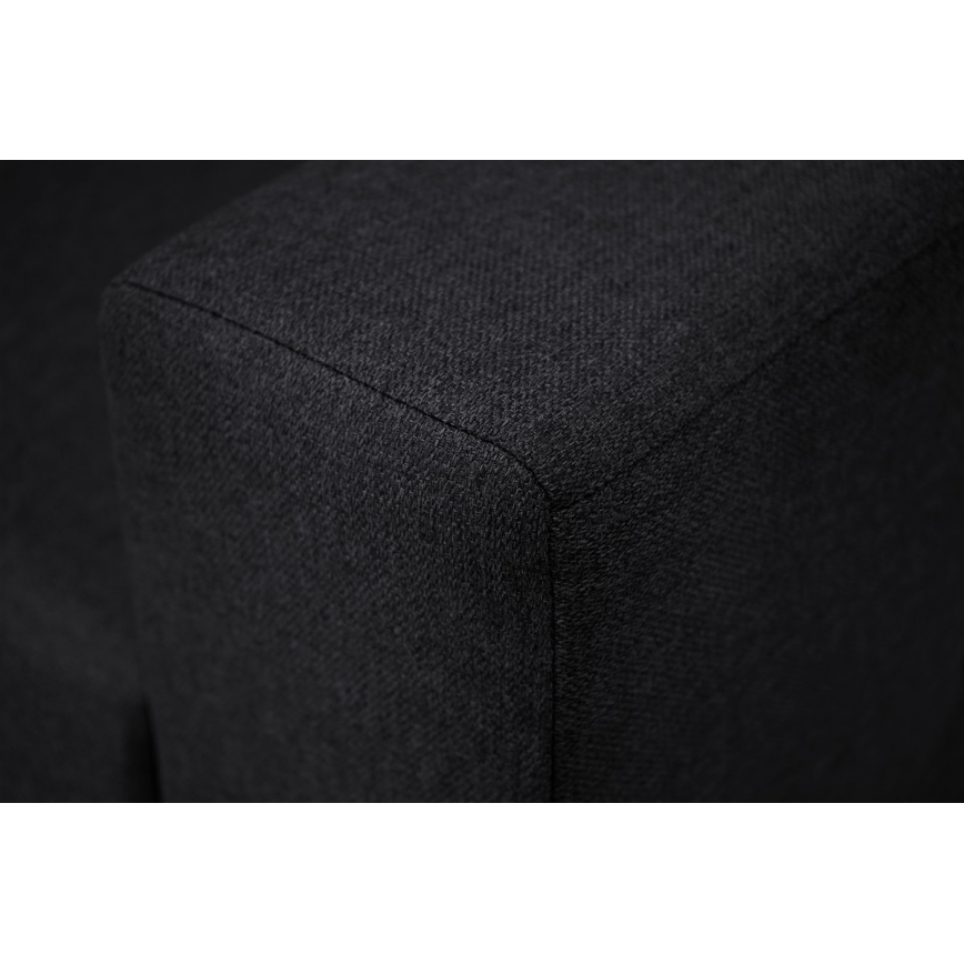 Canapé d'angle universel avec fonction couchage et espace de rangement SEVILLA anthracite