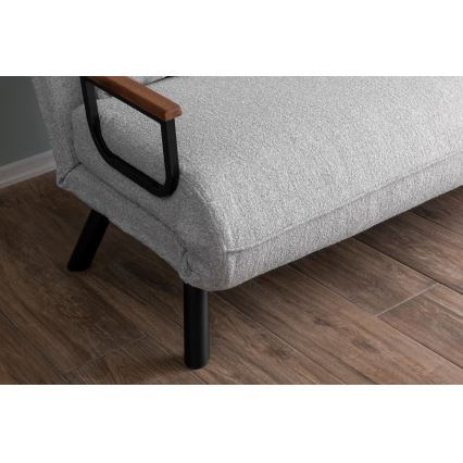 Canapé-lit 2 places QIRA gris