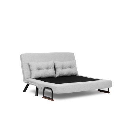 Canapé-lit 2 places QIRA gris