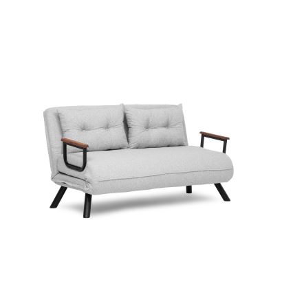 Canapé-lit 2 places QIRA gris