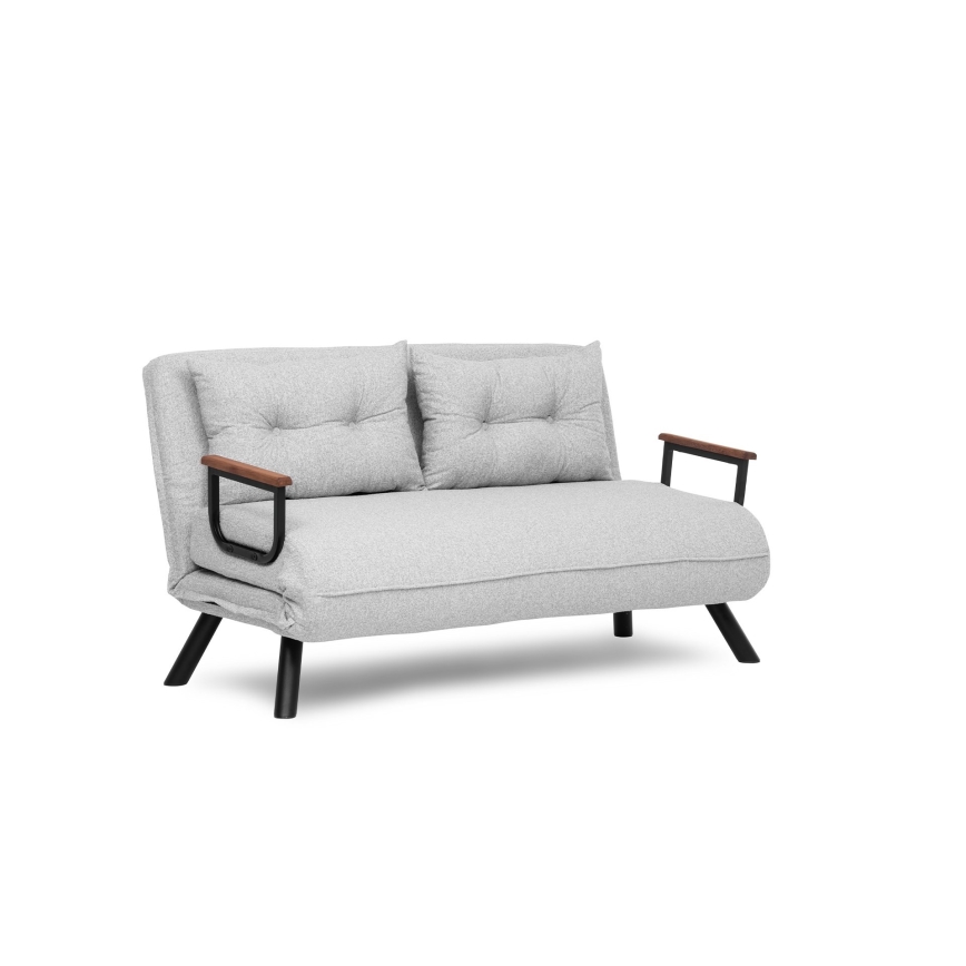 Canapé-lit 2 places QIRA gris