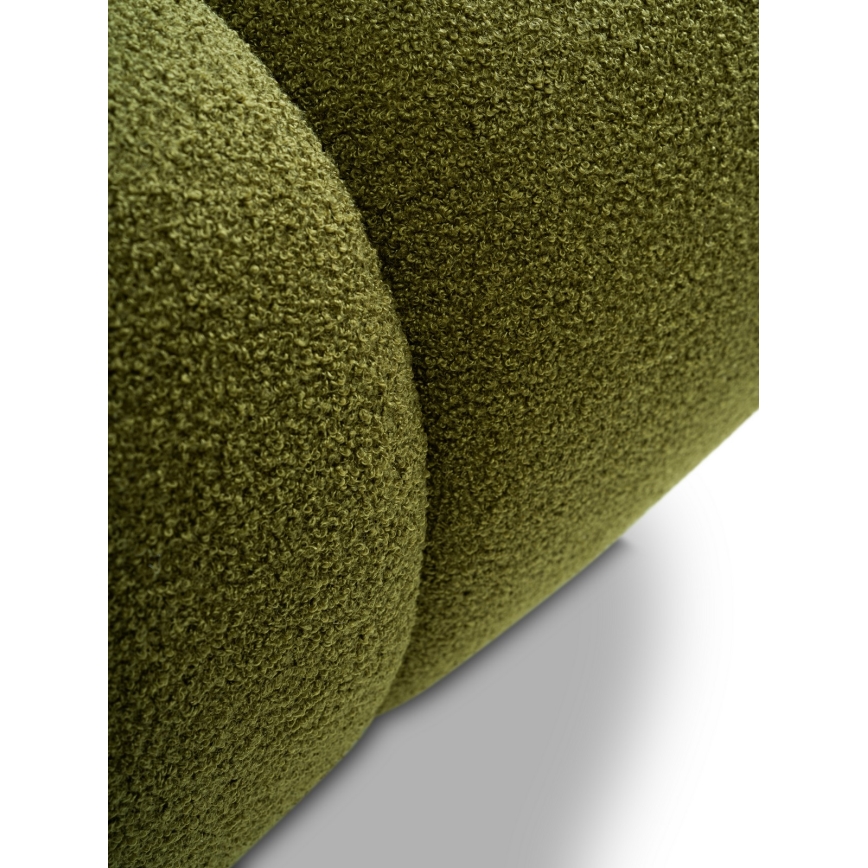 Canapé-lit 3 places convertible avec coffre de rangement NUORO vert