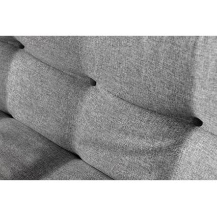 Canapé-lit deux places BINA gris clair