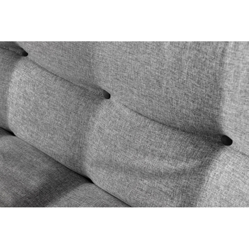 Canapé-lit deux places BINA gris clair