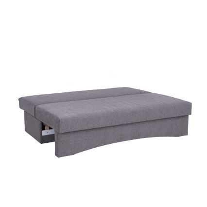 Canapé pliable rembourré sans accoudoirs PAUL gris