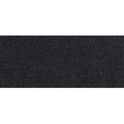 Canapé rembourré convertible réversible en U OXFORD noir/gris