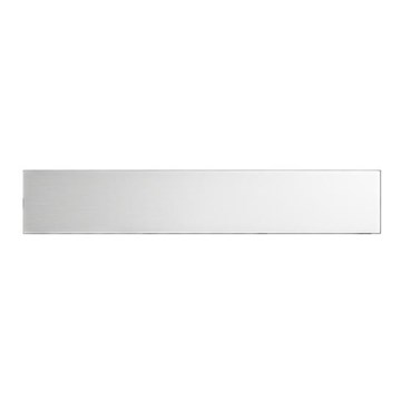 Caniveau d'évacuation 49,5 x 2,3 cm inox/argenté