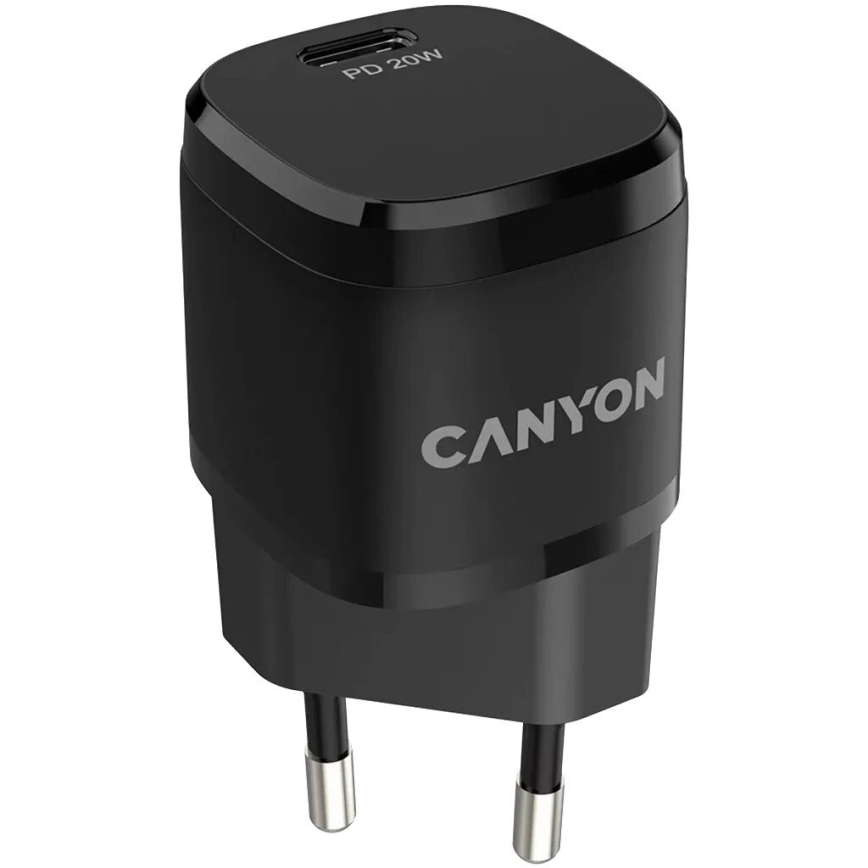 Canyon - Adapter voor snel opladen Power Delivery 20W zwart