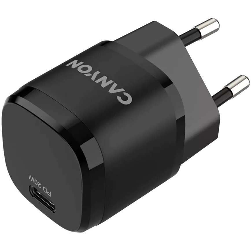 Canyon - Adapter voor snel opladen Power Delivery 20W zwart