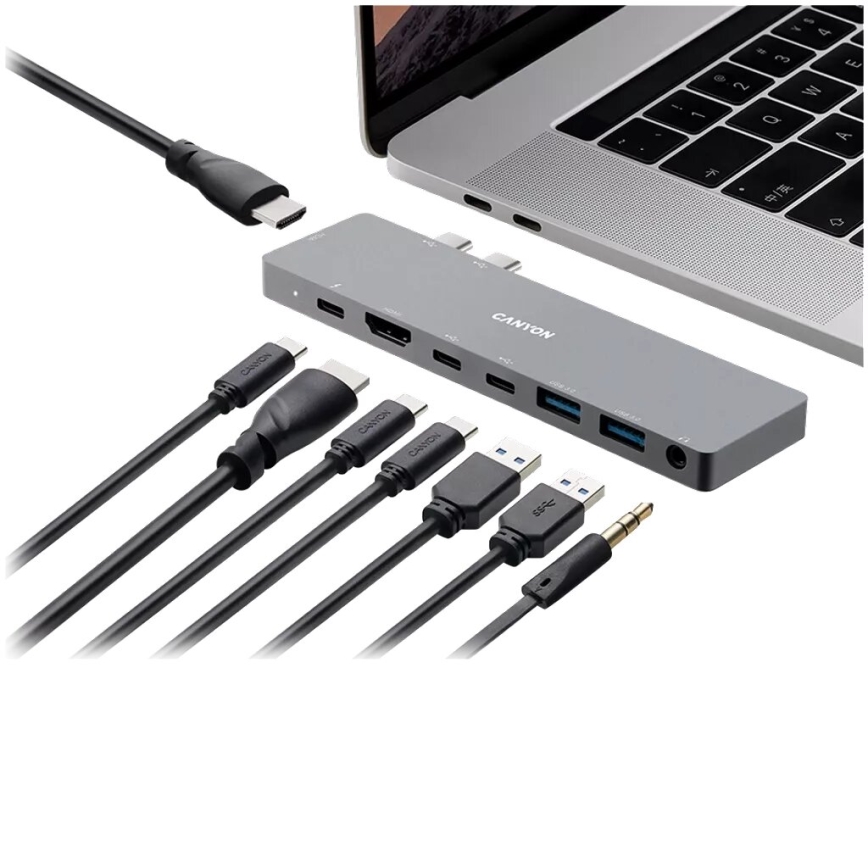 Canyon - Dockingstation Power Delivery voor MacBook 8in1