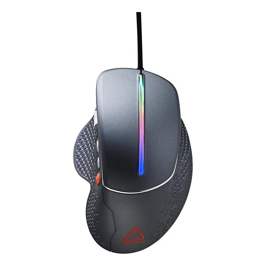 Canyon - LED RGB Game muis 800/1600/2400/3200/4800/6400 DPI
