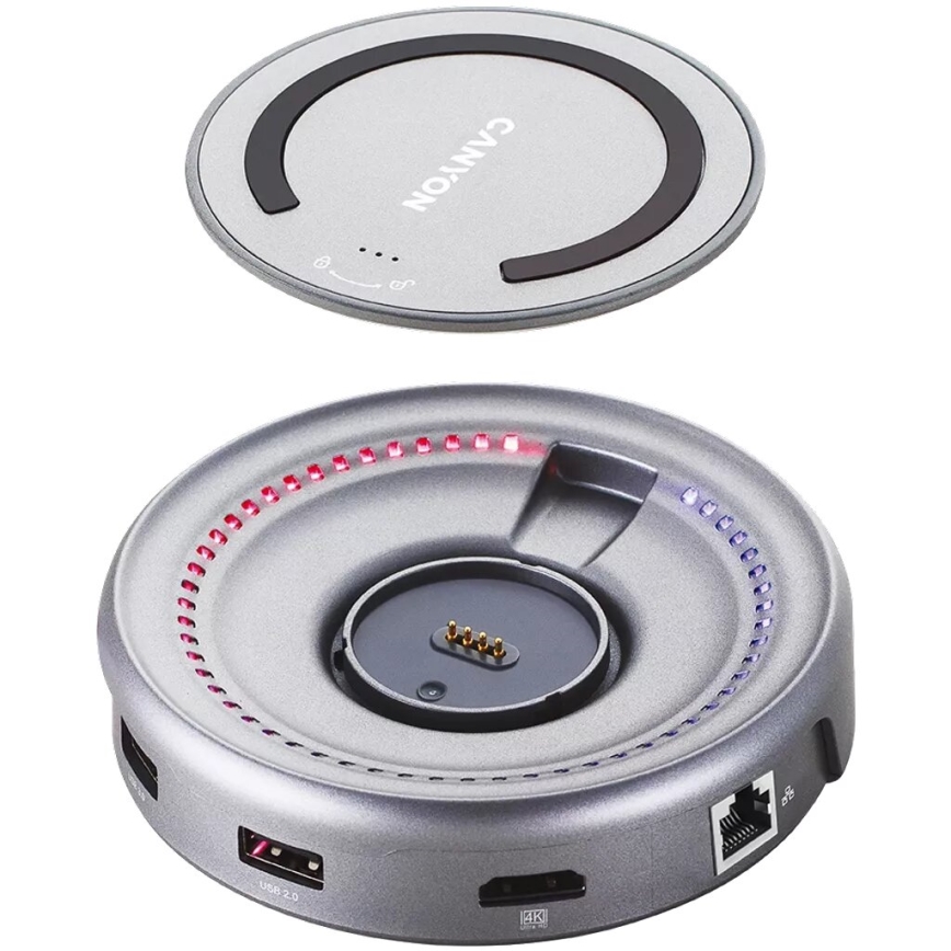 Canyon - Multipoorthub met oplader en USB-interface