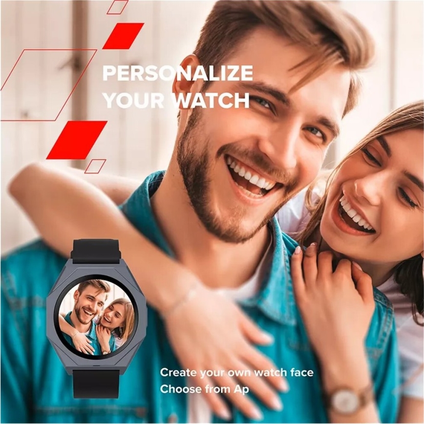 Canyon - Smart horloge OTTO IP68 zilver