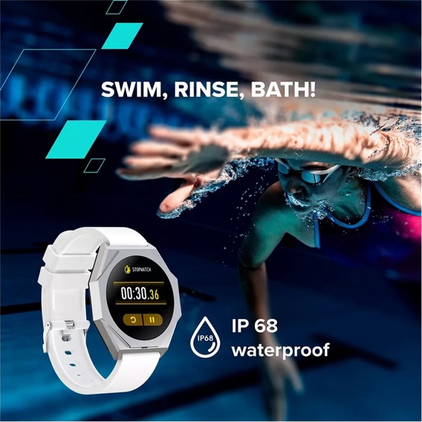 Canyon - Smart horloge OTTO IP68 zilver