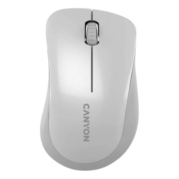 Canyon - Souris optique sans fil avec capteur Pixart MW 1200 DPI 2xAAA blanche