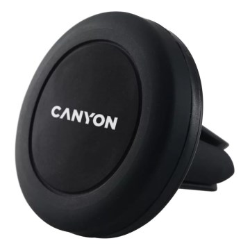 Canyon - Support magnétique de téléphone pour voiture arrondi noir