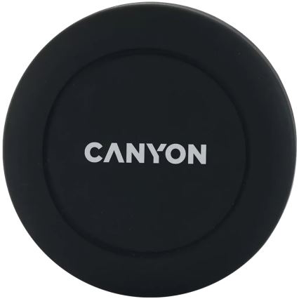 Canyon - Support magnétique de téléphone pour voiture arrondi noir