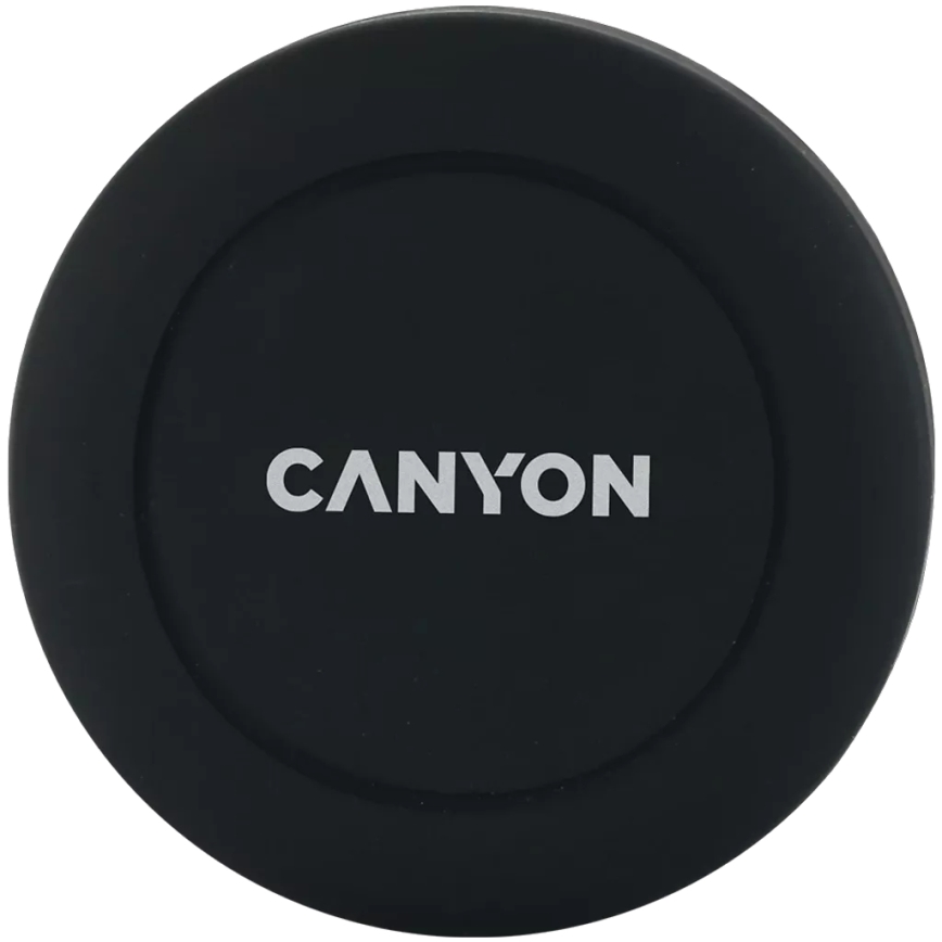 Canyon - Support magnétique de téléphone pour voiture arrondi noir