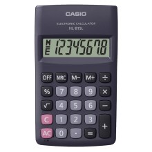 Casio - Calculatrice de poche 1xLR6 grise