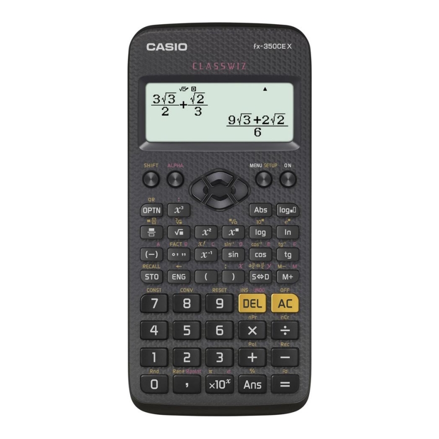 Casio - Calculatrice scolaire 1xAAA noire