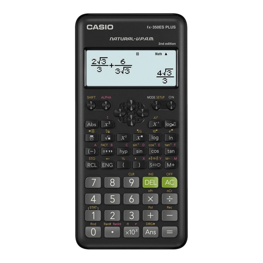 Casio - School Rekenmachine 1xLR44 zwart