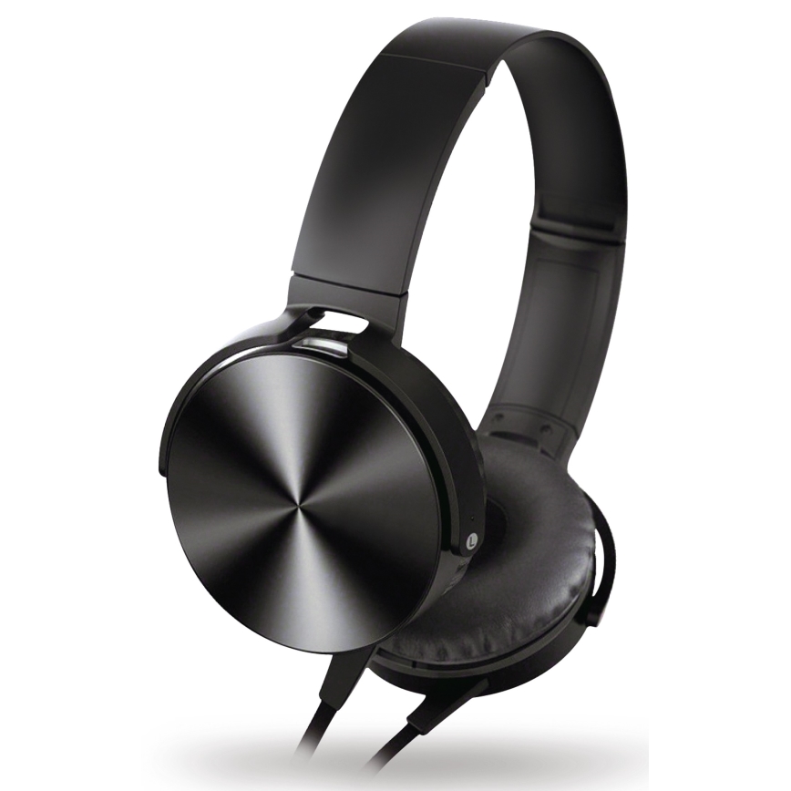 Casque filaire avec micro noir