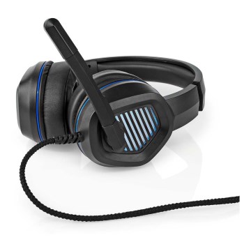 Casque gaming LED avec micro noir