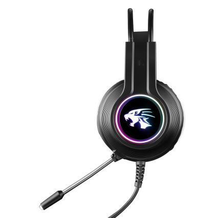 Casque gaming LED RGB VARR avec un micro 3.5