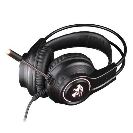 Casque gaming LED RGB VARR avec un micro 3.5