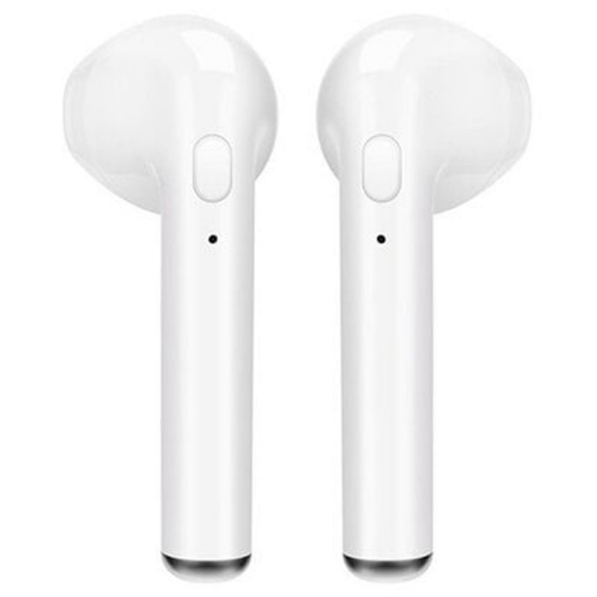 Écouteurs sans fil avec microphone IPX2 blanc 350 mAh + 2x 45 mAh