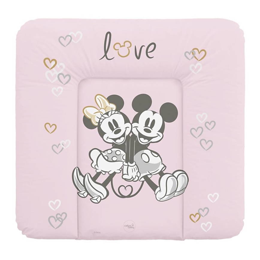 CebaBaby - Aankleedkussen Driehoekig DISNEY 75x72 cm roze