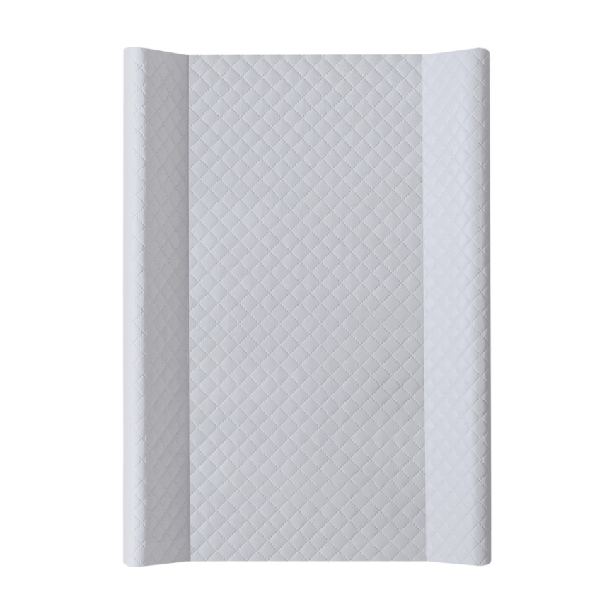 CebaBaby - Aankleedkussen met vast bord tweezijdig COMFORT 50x70 cm grijs